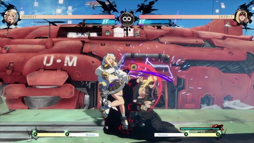 画像ギャラリー No.021のサムネイル画像 / 「GUILTY GEAR ‐STRIVE‐」,待望の復活を遂げたブリジットのプレイフィールをお届け。ヨーヨーを絡めた多彩な動きで対戦相手を翻弄しよう