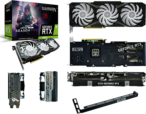 画像ギャラリー No.001のサムネイル画像 / ELSA，独自クーラー搭載のRTX 3080 Ti/3070 Tiカードを発売