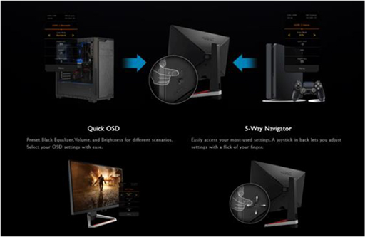 画像ギャラリー No.012のサムネイル画像 / BenQ，ゲーマー向けディスプレイの新ブランド「MOBIUZ」第1弾製品を国内発売。27型および24.5型フルHDモデルを用意