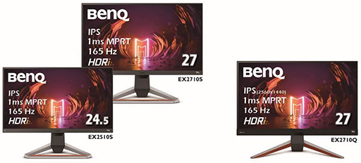 画像ギャラリー No.001のサムネイル画像 / BenQ，165Hz表示対応のゲーマー向け液晶ディスプレイを発売。27型2560×1440ドットモデルなど計3製品を用意