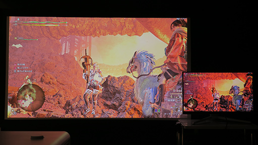 画像ギャラリー No.025のサムネイル画像 / 4Kでゲームするならディスプレイ？ それともプロジェクタ？ BenQの液晶「EX271U」とプロジェクタ「X3100i」で体験してみた【PR】