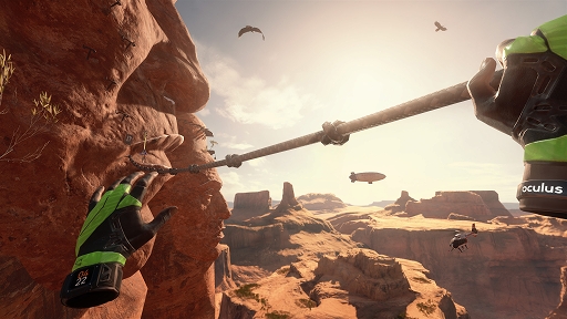 画像ギャラリー No.001のサムネイル画像 / VRロッククライミング「The Climb 2」が本日発売。断崖絶壁から超高層ビルまで，自分の腕であらゆる壁を攻略しよう