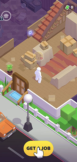 画像ギャラリー No.003のサムネイル画像 / 目指すは充実した人生。「Staff! - Job & Life Simulator」を紹介する「（ほぼ）日刊スマホゲーム通信」第2418回