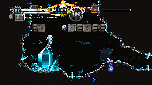 画像ギャラリー No.002のサムネイル画像 / Switch版「Touhou Luna Nights」が本日配信。「東方Project」を題材とした2D探索型アクション