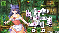 画像ギャラリー No.004のサムネイル画像 / 麻雀ソリティア「Pretty Girls Mahjong Solitaire [GREEN]」がSteamで本日リリース。プリミナ，スミレなど新たに5人の美少女が登場