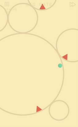 画像ギャラリー No.007のサムネイル画像 / タップだけでも超ムズイ！　スマホ向けアクション「Orbits」を紹介する「（ほぼ）日刊スマホゲーム通信」第2439回