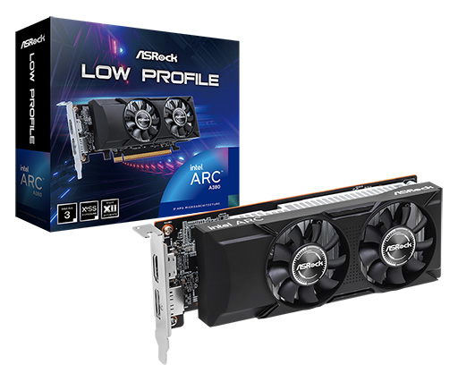 画像ギャラリー No.001のサムネイル画像 / 約2万円のロープロ対応「Intel Arc A380」搭載カードをASRockが発売