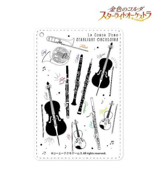 画像ギャラリー No.002のサムネイル画像 / 「金色のコルダ スターライトオーケストラ」，Tシャツと1ポケットパスケースの受注をAMNIBUSにて開始
