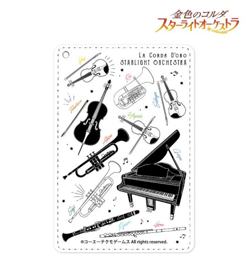 画像ギャラリー No.004のサムネイル画像 / 「金色のコルダ スターライトオーケストラ」，Tシャツと1ポケットパスケースの受注をAMNIBUSにて開始