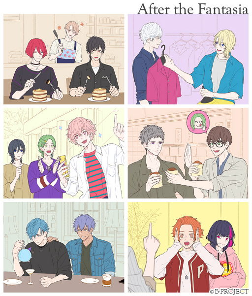 画像ギャラリー No.001のサムネイル画像 / 「B-PROJECT 流星＊ファンタジア」をプレイすると意味が分かる！　ゲーム本編やパーソナルストーリーの後日談を描いた“After The Fantasia”が公開