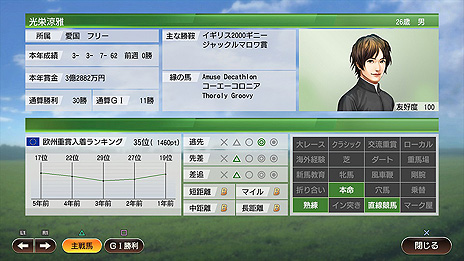 画像ギャラリー No.004のサムネイル画像 / 「Winning Post 9 2021」，子孫継承システムの新要素や，種付け時の絞り込みほか各種便利機能の情報が公開