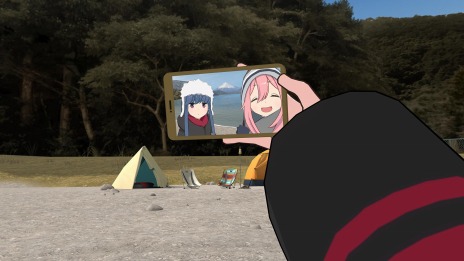 画像ギャラリー No.007のサムネイル画像 / 「ゆるキャン△ VIRTUAL CAMP 〜本栖湖編〜」が本日リリース。続編「麓キャンプ場編」のメインビジュアルが公開に