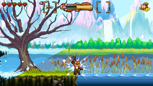 画像ギャラリー No.005のサムネイル画像 / Switch「キセツのキツネ」，2020年12月24日に発売。RPGとシューティング要素が融合したアクションゲーム