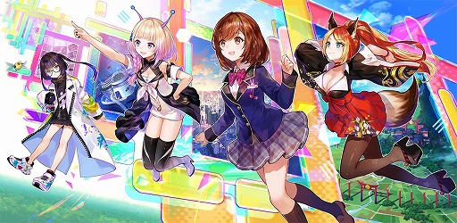 画像ギャラリー No.004のサムネイル画像 / コロプラの新作スマホゲーム「ユージェネ」，ヒロイン3人の魅力を詰め込んだオープニングムービーが公開