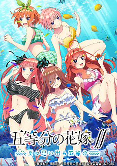 画像ギャラリー No.002のサムネイル画像 / PS4/Switch用ADV「五等分の花嫁∬ 〜夏の思い出も五等分〜」が2021年3月25日に発売。ティザーサイトとPVが公開
