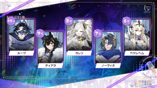 画像ギャラリー No.018のサムネイル画像 / 「白夜極光」1.5周年放送を総まとめ。フェラール，アズール，ヴィック，ヒイロ，エルシー，ゴルディがバンドを結成？