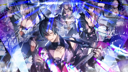 画像ギャラリー No.059のサムネイル画像 / 「白夜極光」1.5周年放送を総まとめ。フェラール，アズール，ヴィック，ヒイロ，エルシー，ゴルディがバンドを結成？
