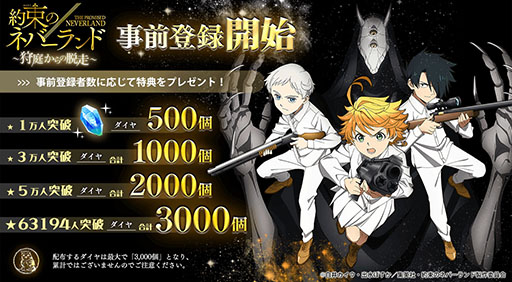 画像ギャラリー No.001のサムネイル画像 / 「約束のネバーランド〜狩庭からの脱走〜」が今春リリース。最大4人で協力し，鬼の支配する“狩庭”からの脱走を目指せ