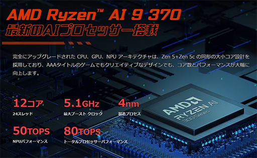 画像ギャラリー No.004のサムネイル画像 / 7型有機ELディスプレイ＆Ryzen AI 300搭載の携帯型ゲームPC「OneXFly F1 Pro」の国内予約がスタート