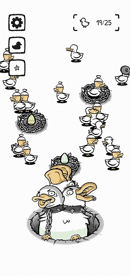 画像ギャラリー No.007のサムネイル画像 / アヒルクラスター大発生！　スマホ向けアヒル育成ゲー「Clusterduck」を紹介する「（ほぼ）日刊スマホゲーム通信」第2514回