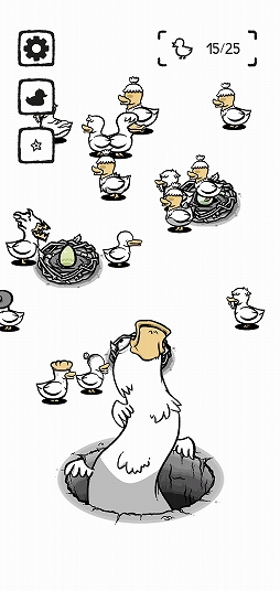 画像ギャラリー No.008のサムネイル画像 / アヒルクラスター大発生！　スマホ向けアヒル育成ゲー「Clusterduck」を紹介する「（ほぼ）日刊スマホゲーム通信」第2514回
