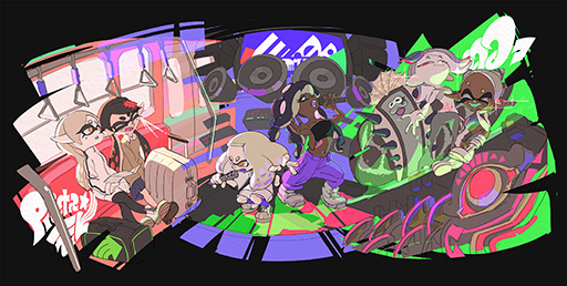 画像ギャラリー No.001のサムネイル画像 / 「スプラトゥーン3」シリーズ史上最大のフェス「グランドフェスティバル」ついに開幕。特設サイトに会場の様子を掲載