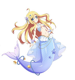 画像ギャラリー No.002のサムネイル画像 / 「邪神ちゃんドロップキック ケイオス」，邪神ちゃん（人魚姫）のホームスキンを実装
