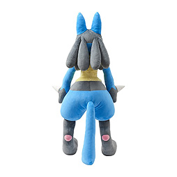 画像ギャラリー No.004のサムネイル画像 / 「ぬいぐるみ 等身大ルカリオ」の受注がポケモンセンターオンラインで本日スタート。耳先までの高さは約120cm，簡単なポーズも作れる