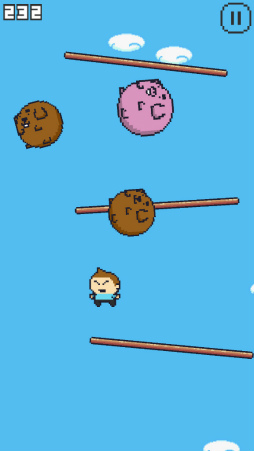 画像ギャラリー No.004のサムネイル画像 / ひたすら飛んで上へ上へ。スマホ向けアクション「トビハネオ」を紹介する「（ほぼ）日刊スマホゲーム通信」第2531回