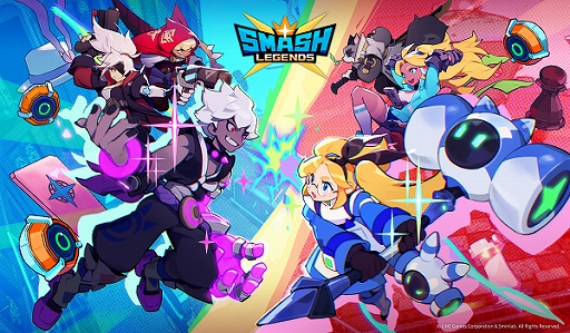 画像ギャラリー No.002のサムネイル画像 / LINE Gamesがスマホアプリ版「SMASH LEGENDS」の配信をスタート。マルチプラットフォーム対応の対戦アクション