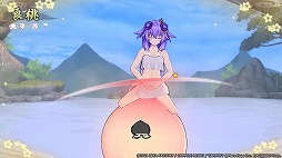 画像ギャラリー No.012のサムネイル画像 / 「閃乱忍忍忍者大戦ネプテューヌ -少女たちの響艶-」，ミニゲーム“乳桃瞑想”の情報が公開。7月3日，4日，10日には店頭体験会も開催