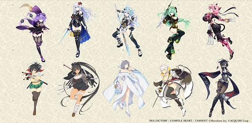 画像ギャラリー No.001のサムネイル画像 / 「閃乱忍忍忍者大戦ネプテューヌ」，抽選はがきキャンペーン景品に等身大パネルが追加
