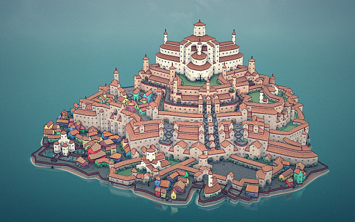 画像ギャラリー No.004のサムネイル画像 / 癒し系都市建設シム「Townscaper」が6月30日に正式リリース。PC/Mac版に加えて，Switch/スマホ版も発売