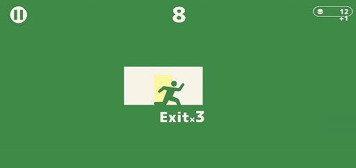 画像ギャラリー No.004のサムネイル画像 / 迫りくる天井から逃げ回れ。スマホ向けアプリ「ExitMan - 瞬間回避ゲーム」を紹介する「（ほぼ）日刊スマホゲーム通信」第2547回