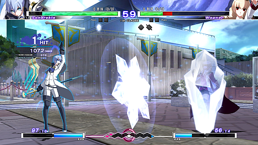 画像ギャラリー No.002のサムネイル画像 / 「UNDER NIGHT IN-BIRTH Exe:Late[cl-r]」，ALL.Net P-ras MULTI バージョン3での稼働前最終ロケテストが都内3店舗で本日より実施