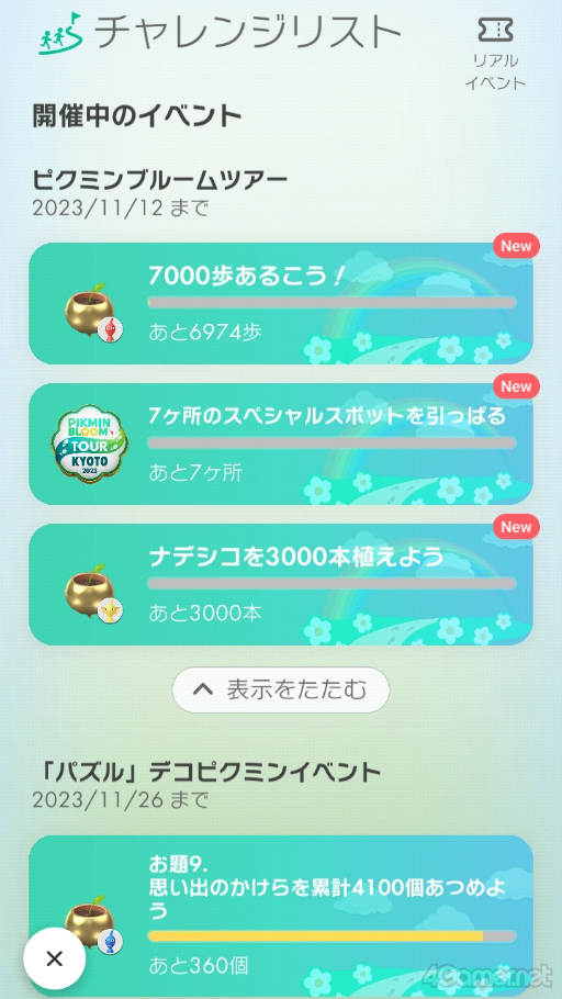 画像ギャラリー No.004のサムネイル画像 / 動物園や発電所がスペシャルスポットに！　京都の名所にいるピクミンたちに出会えた「Pikmin Bloom Tour 2023 : 京都」体験レポート
