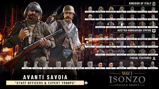 画像ギャラリー No.005のサムネイル画像 / 第一次世界大戦を忠実に再現したFPS「Isonzo」，第9落下傘強襲連隊の激戦を描くDLC「Moschin Expansion」の無料配信開始