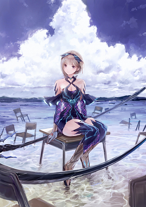 画像ギャラリー No.002のサムネイル画像 / 「BLUE REFLECTION TIE/帝」の発売日が2021年10月21日に決定。異空間で奮闘する少女たちの物語を描いたRPG