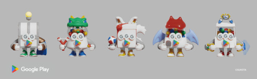 画像ギャラリー No.001のサムネイル画像 / 「まおりゅう」，“#GooglePlayのプレゼントマシン”キャンペーンに参加