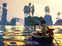 Switch「ミクと水没都市」の配信が本日スタート。水没し，荒廃した広大なフィールドを探索する，ビジュアルと世界設定が魅力のタイトル