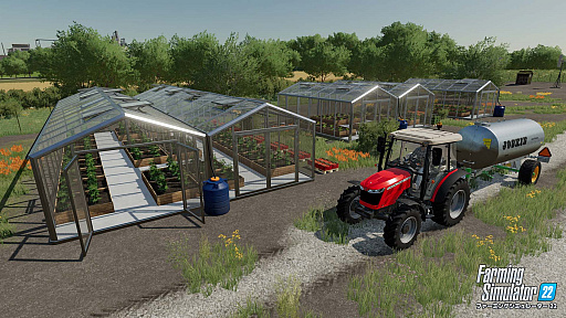 画像ギャラリー No.002のサムネイル画像 / 「Farming Simulator 22」の最新トレイラー公開。イチゴやトマトを栽培できる温室に加えて養蜂も可能に