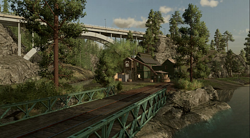 画像ギャラリー No.002のサムネイル画像 / 「Farming Simulator 22」のプラチナエディション向けの最新マップ“Silverrun Forest”を紹介する最新トレイラー公開。テーマは，森が広がるアメリカ北西部