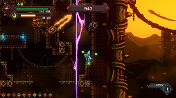 画像ギャラリー No.003のサムネイル画像 / 「ライジングヘル」のPS4/Switch版が本日リリース。地獄からの脱出を目指す，縦スクロール型アクションゲーム