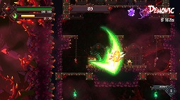 画像ギャラリー No.004のサムネイル画像 / 「ライジングヘル」のPS4/Switch版が本日リリース。地獄からの脱出を目指す，縦スクロール型アクションゲーム