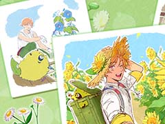 「縁がわ男子とけものたん」新追加コンテンツ，アルバムノベル第2弾「夏ノ頁」を配信。期間限定50％OFFサマーキャンペーンを開催中