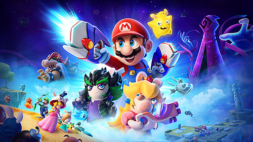 画像ギャラリー No.002のサムネイル画像 / Switch「マリオ＋ラビッツ最新作（仮称）」の最新画像が公開。闇の力を持つ巨大な敵から星を救うため，マリオとラビッツが宇宙を旅する
