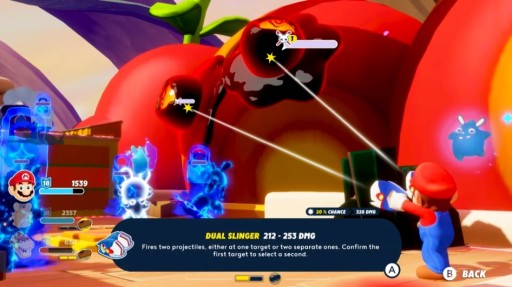 画像ギャラリー No.010のサムネイル画像 / Switch「マリオ＋ラビッツ ギャラクシーバトル」の最新ゲームプレイ映像が公開。DLCではレイマンとのコラボも明らかに