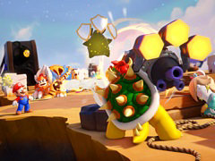 「マリオ＋ラビッツ ギャラクシーバトル」のゲーム情報を公開。ターン制バトルで敵と戦うシミュレーションアドベンチャー