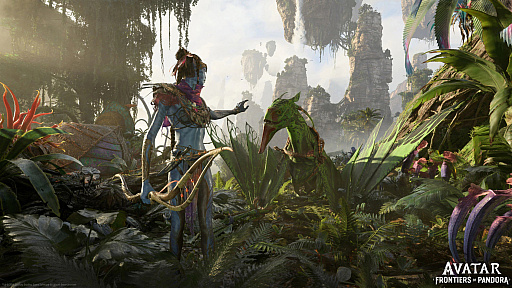 画像ギャラリー No.001のサムネイル画像 / 「Avatar: Frontiers of Pandora」は12月7日にリリース。2つの世界を知る主人公が，オープンワールドのパンドラを翼竜に乗って駆け回る！