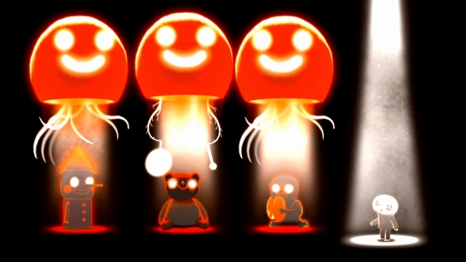 画像ギャラリー No.005のサムネイル画像 / 「Happy Game」が本日リリース。独創的なアートが特徴のAmanita Designが贈る，ハッピー“ではない”夢がテーマのホラーアドベンチャー